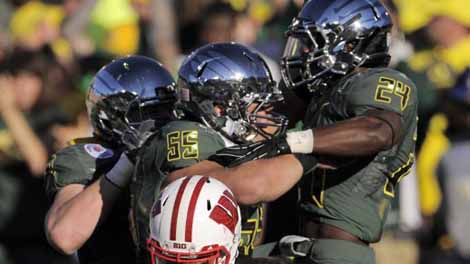 Rose Bowl: Oregon downs Wisconsin, 45-38 