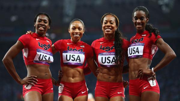 Us Women Win 4x400 Relay To Give Felix 3rd Gold 
