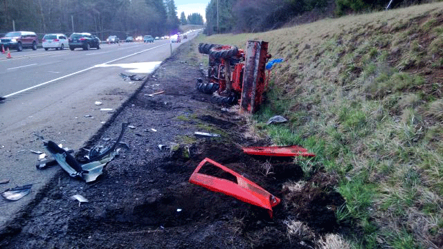 Tractor driver critically injured in HWY 26 crash | kgw.com