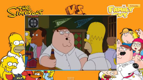 Watch: The Simpsons & Family Guy combine 