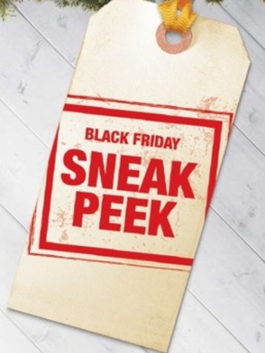 Sneak peek lists of the hottest Black Friday sales