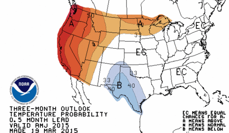 2015 spring outlook calls for warmer weather | kgw.com