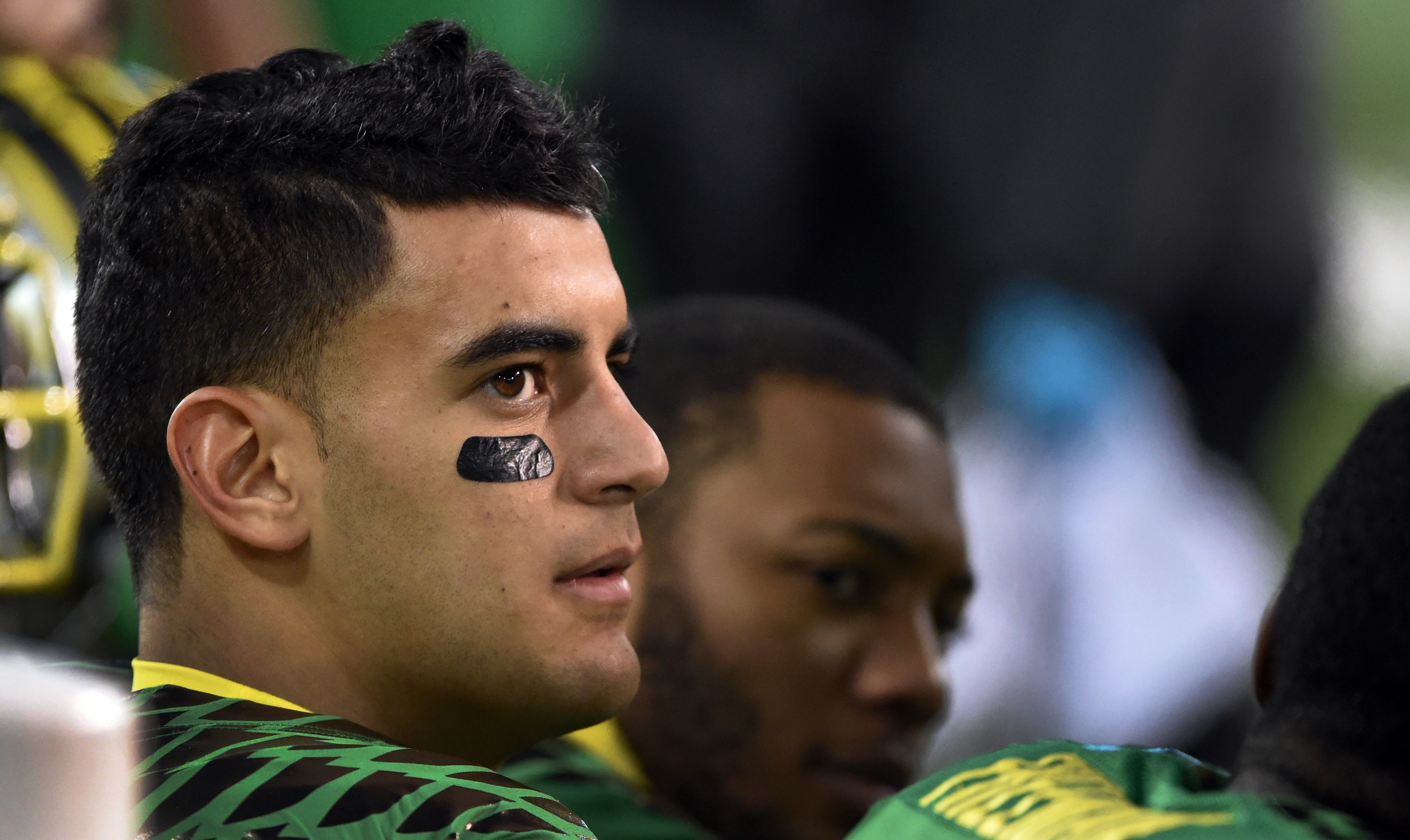 November 29, 2014: Oregon Ducks quarterback Marcus Mariota (8