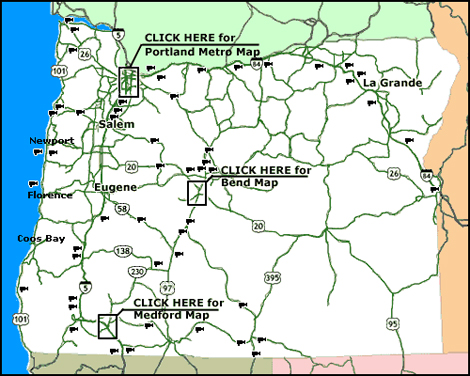 Odot Cameras Oregon Map Tripcheck | Oregon State Cams