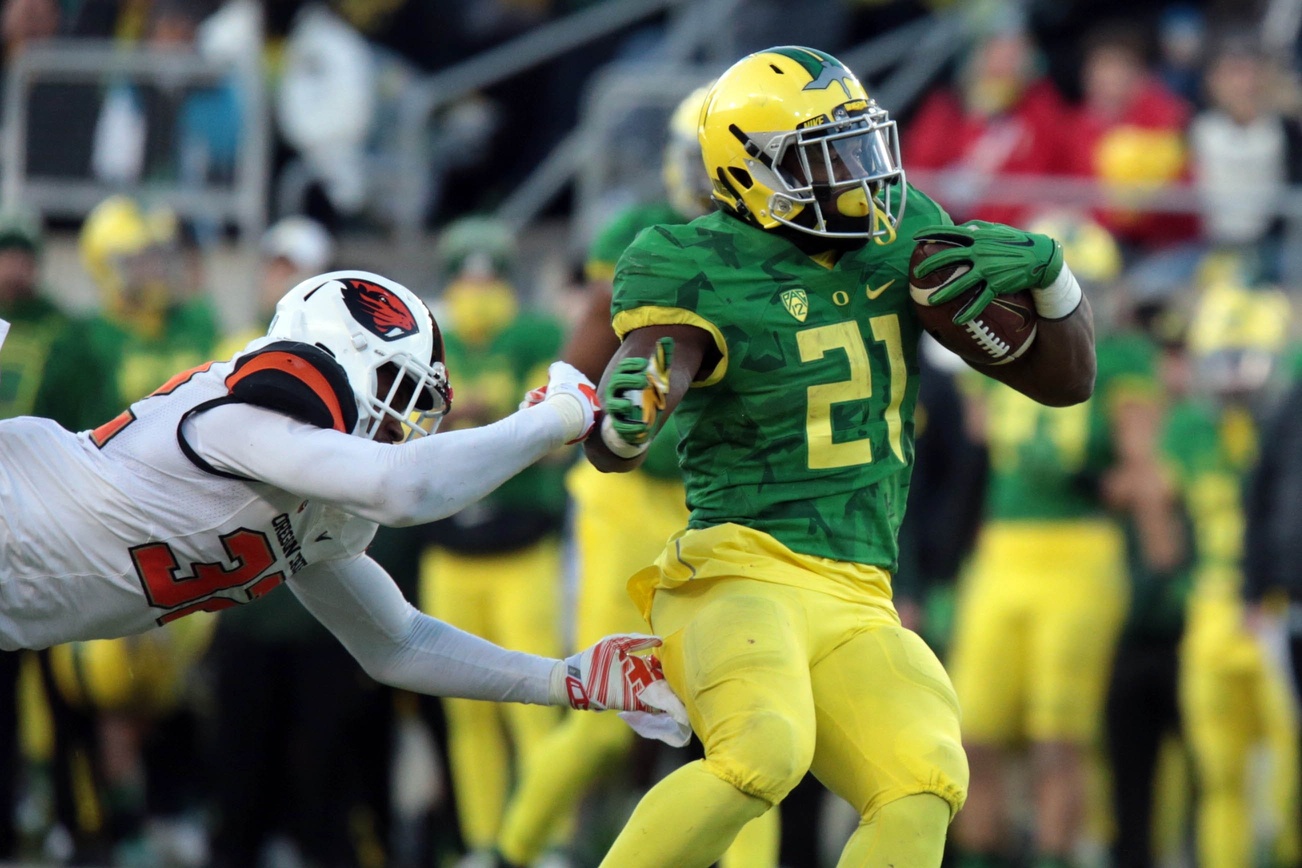 Oregon's De'Anthony Thomas puts on a show at the Fiesta Bowl