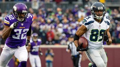 Seattle's Thomas Rawls Shows Up Viking's Adrian Peterson 