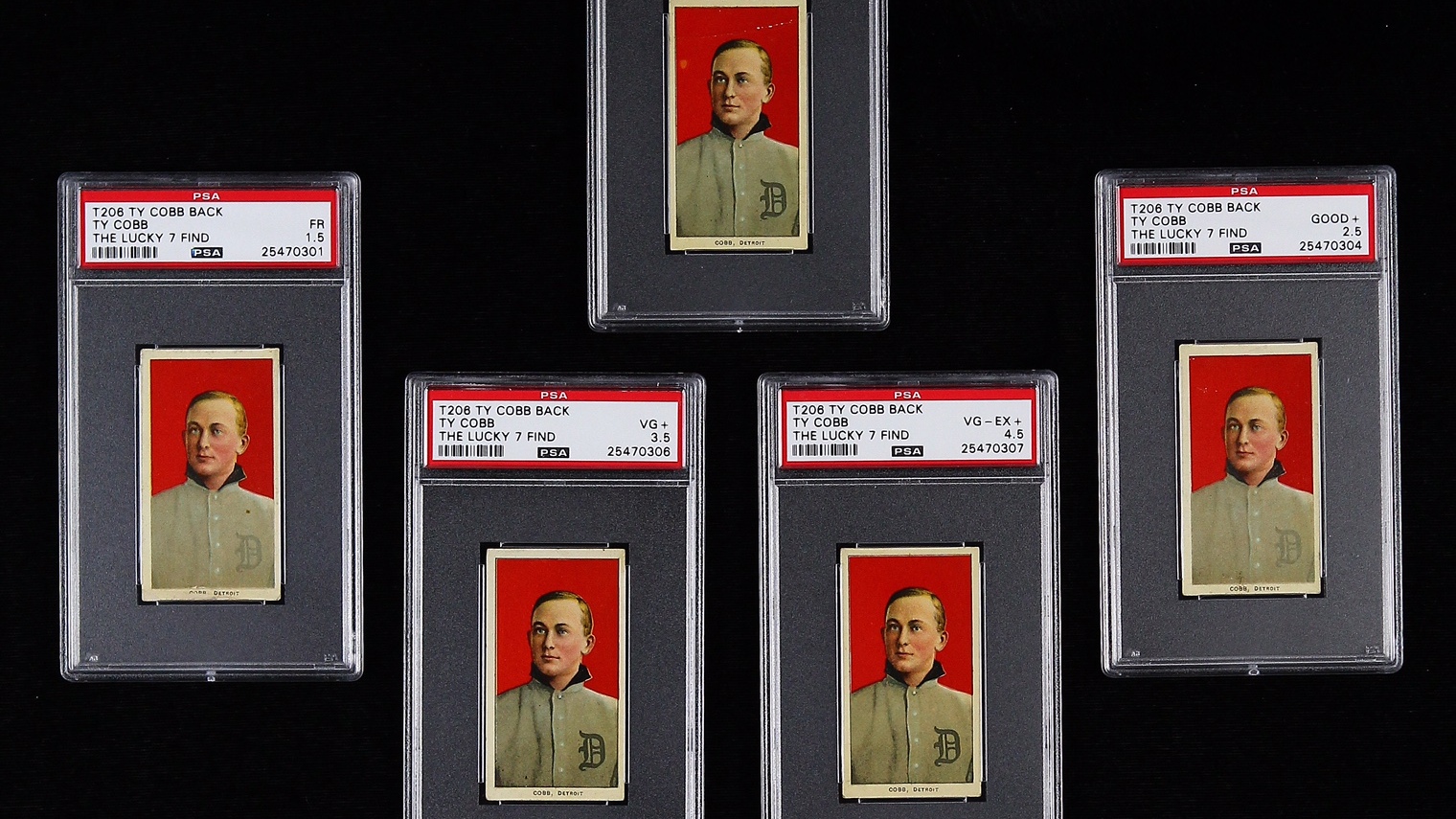 Cache of century-old Ty Cobb baseball cards found