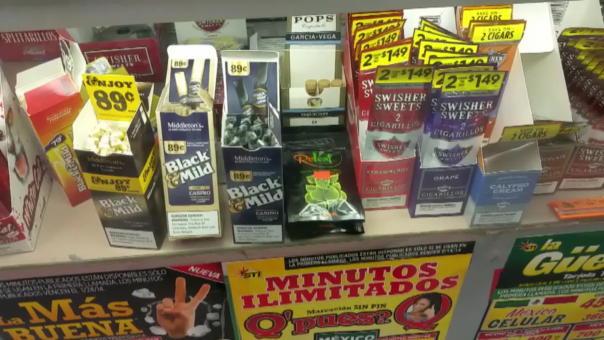 tobacco advertising in convenience stores Tobacco ads found next to candy, toys in Portland stores