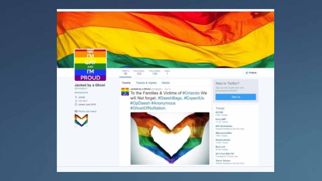 Anonymous hacks, adds gay pride logos to ISIL accounts | kgw.com