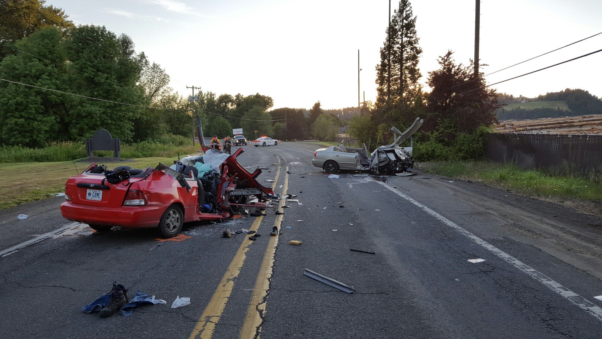 4 injured in headon crash near Sheridan; alcohol may be a factor