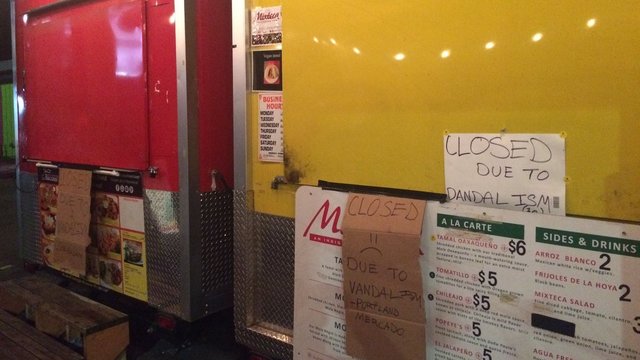 Portland Mercado food carts burglarized; $25K in damage - kgw.com