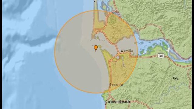 3.8 quake hits just west of Astoria