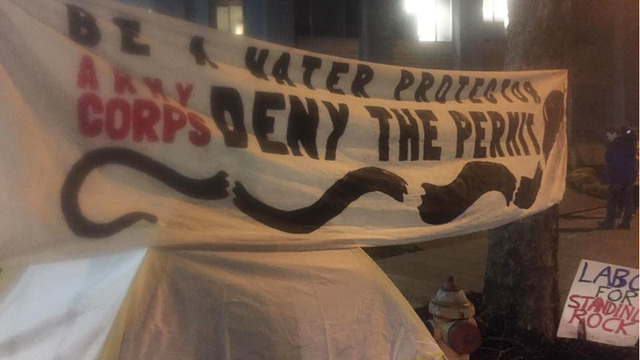 Portland camp-in held in solidarity with Standing Rock - kgw.com