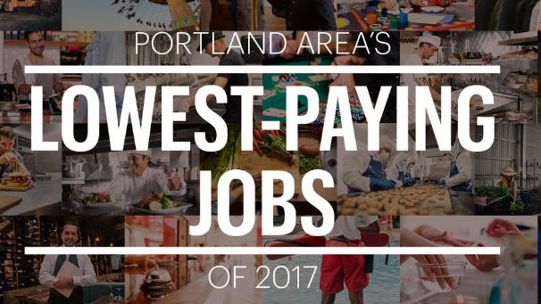 Here are the Portland-area's 27 lowest-paying jobs - kgw.com