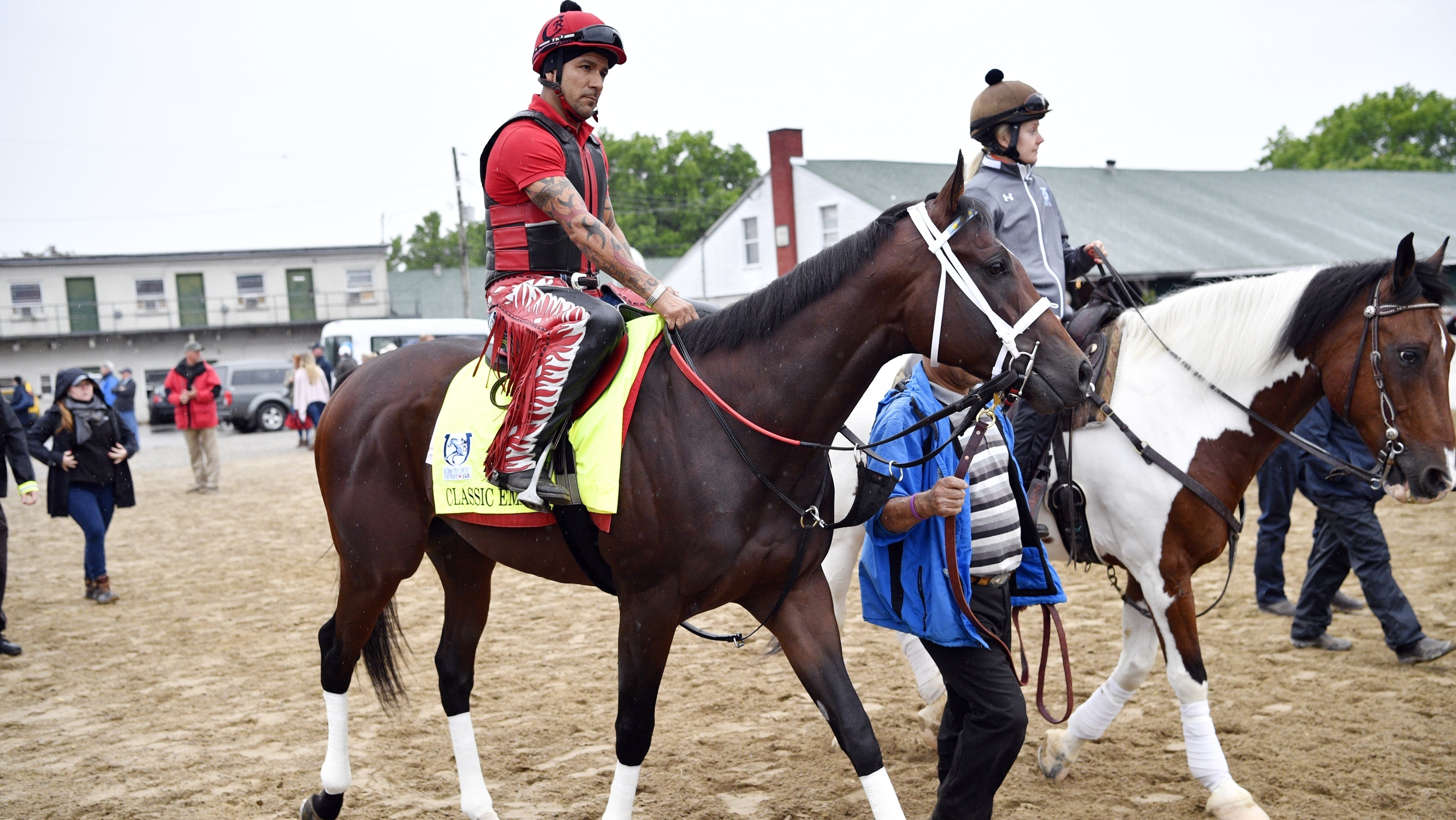 Kentucky Derby lacks dominant runner, chance of early rain