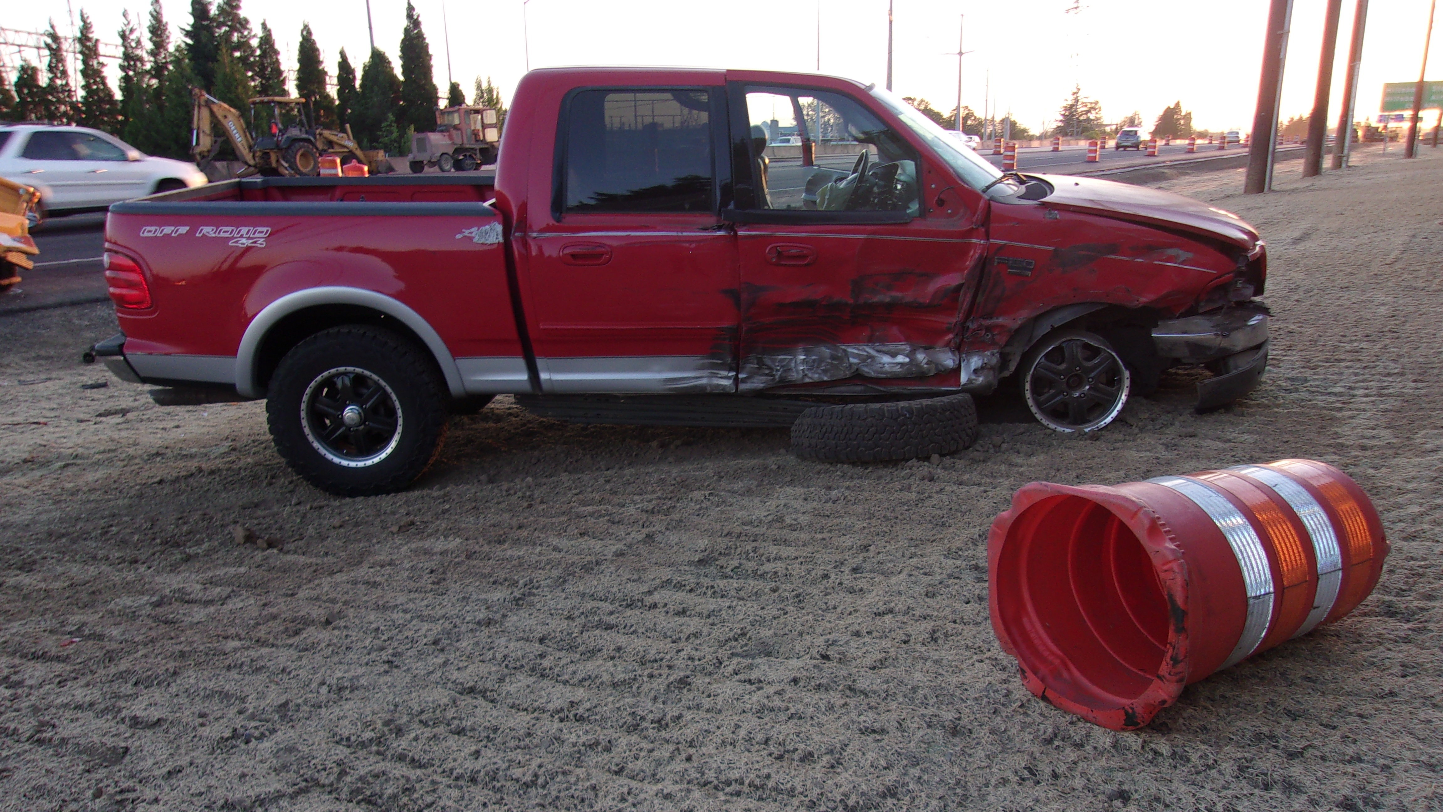 Driver charged with DUII, hit-and-run after crashing in construction ...