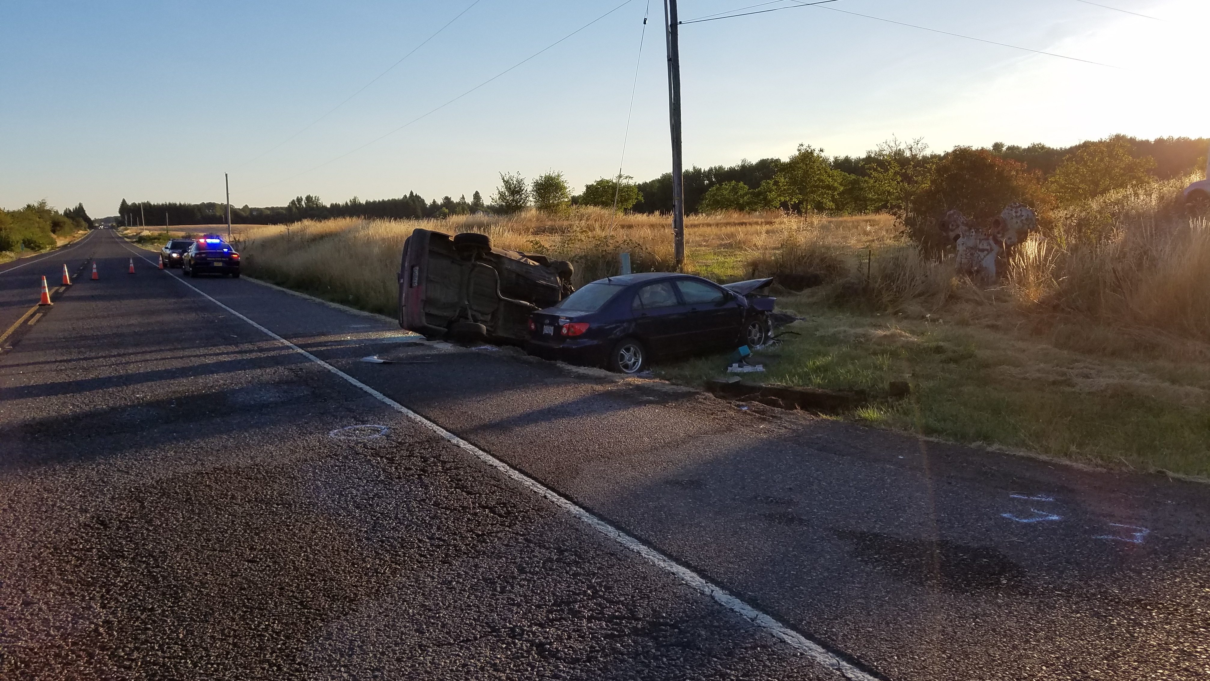 Monmouth woman killed in headon crash