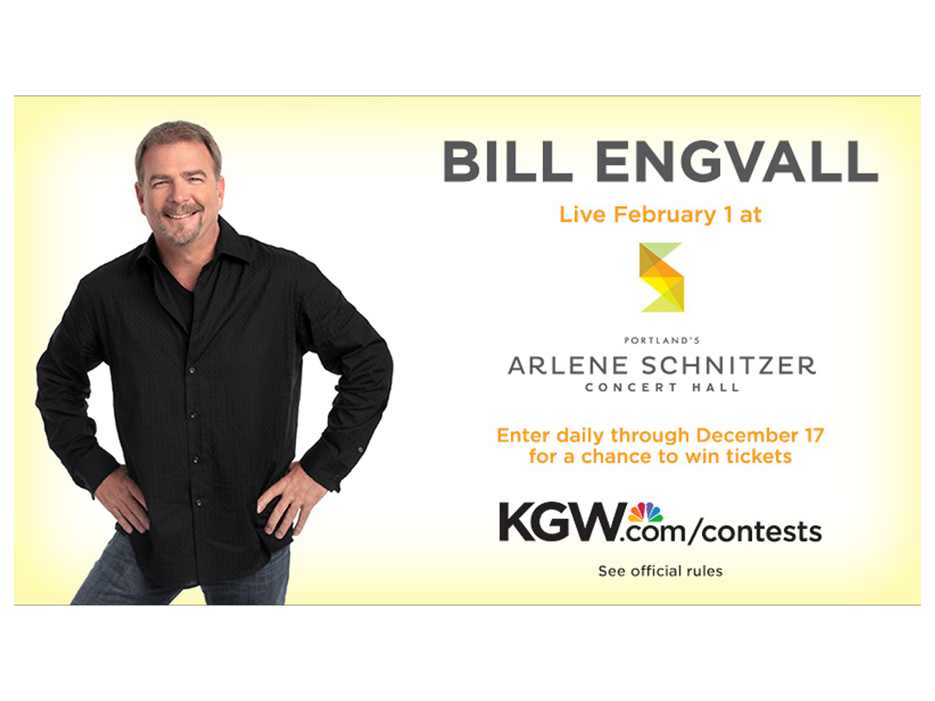 Enter for a chance to win tickets to Bill Engvall!