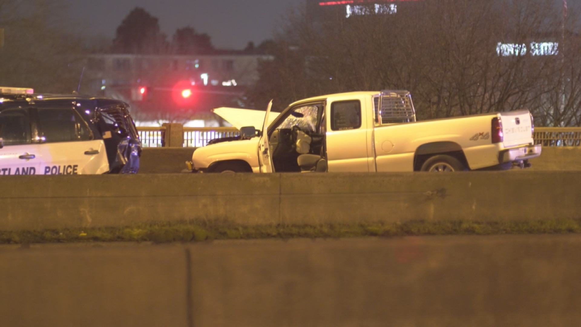 Two Portland officers injured after driver crashes into police car ...