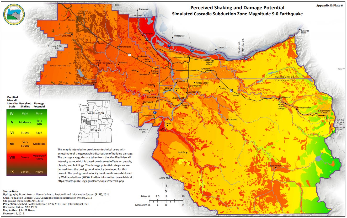 kgw.com | Study projects damage from rare Portland Hills quake